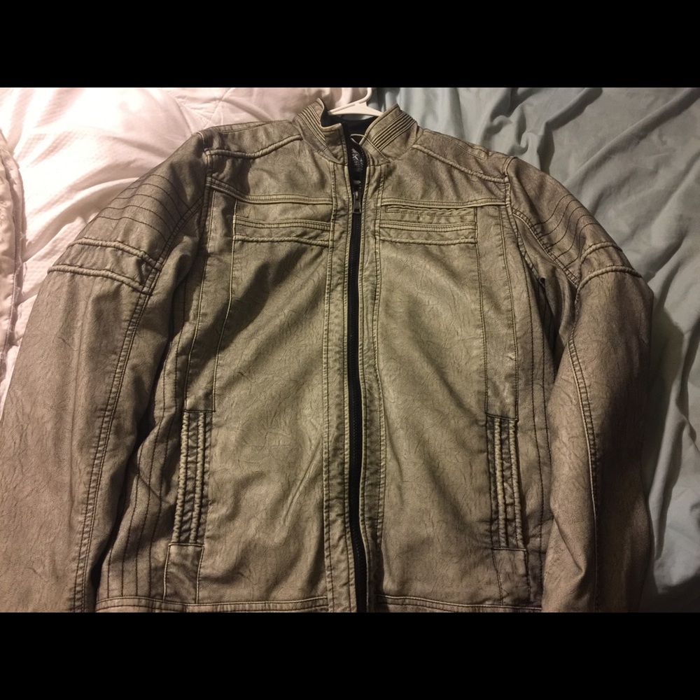 BKE Faux Leather Jacket!